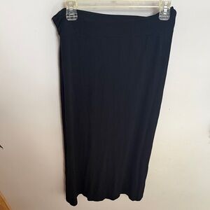 Liz Claiborne Black Midi Skirt nwt
